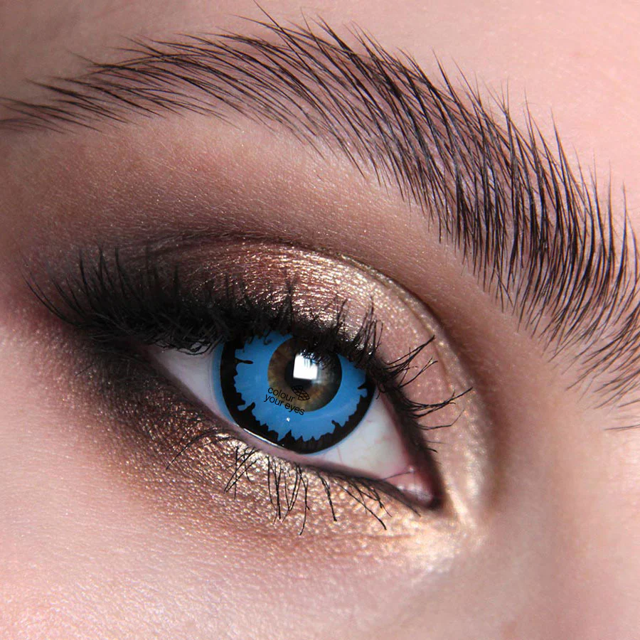 Angelic Blue Halloween Contact Lenses