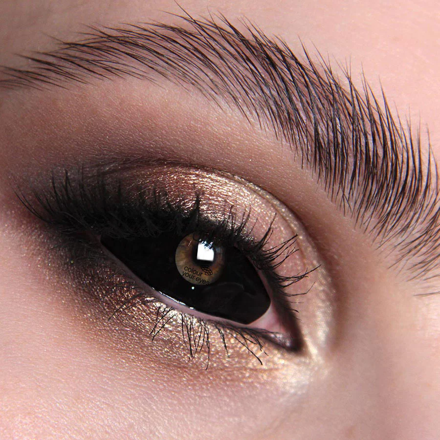 Black Sclera (22mm Full Eye Covered) Halloween Contact Lenses