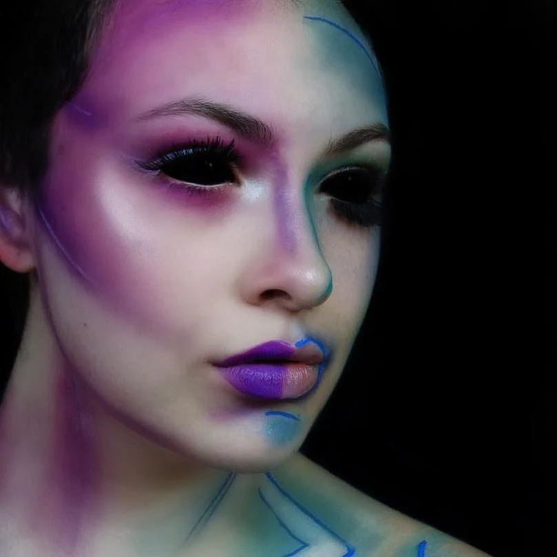 Black Sclera (22mm Full Eye Covered) Halloween Contact Lenses - Image 7