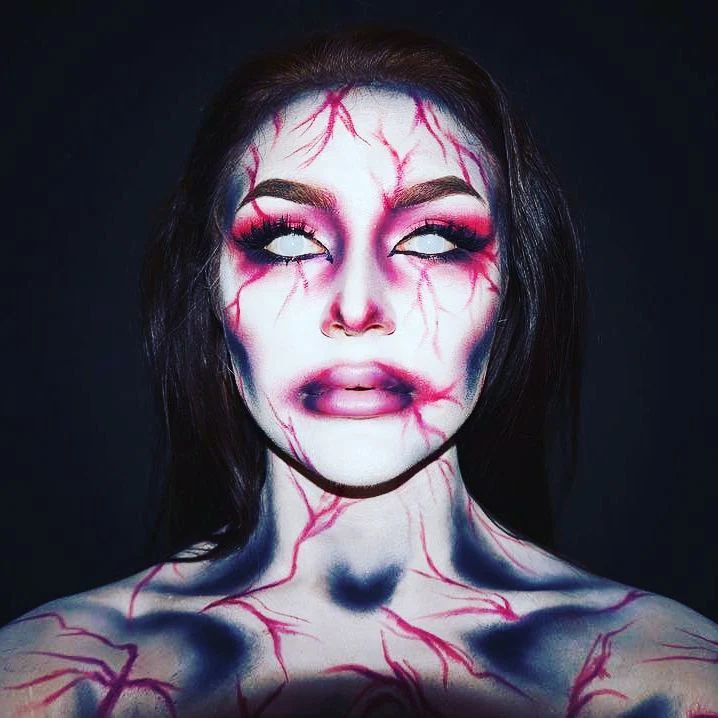 Blind White Halloween Contact Lenses - Image 2
