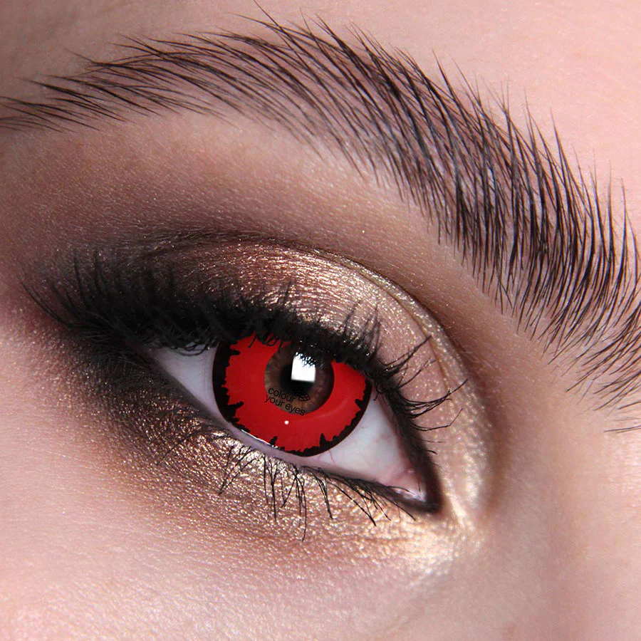 Dead Red Halloween Contact Lenses
