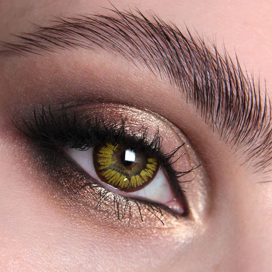 Golden Vampire Halloween Contact Lenses