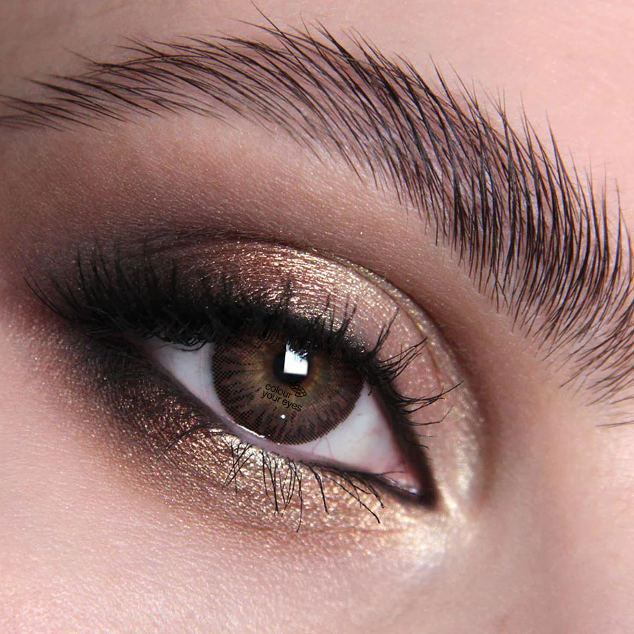 Hazel Bronze Natural Coloured Contact Lenses