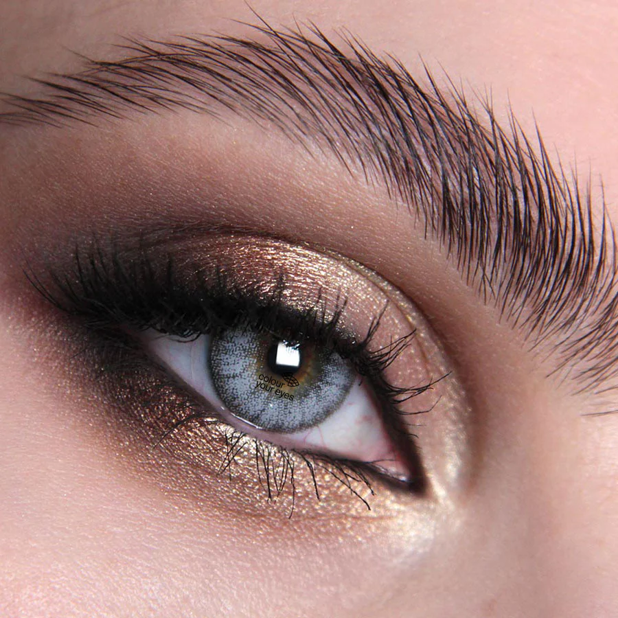 Maria White Natural Grey Coloured Contact Lenses