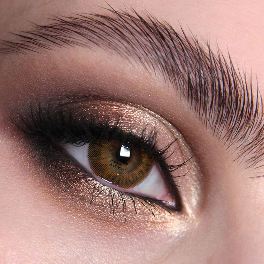 Oak Brown Natural Coloured Contact Lenses