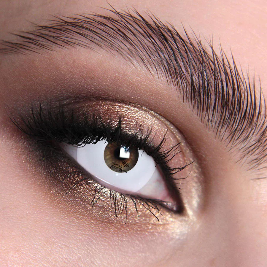 White Mini Sclera 17mm Halloween Contact Lenses