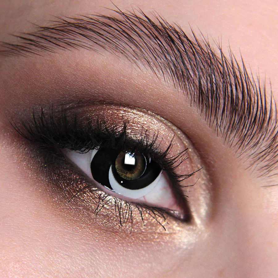 White Swirl UV Halloween Contact Lenses