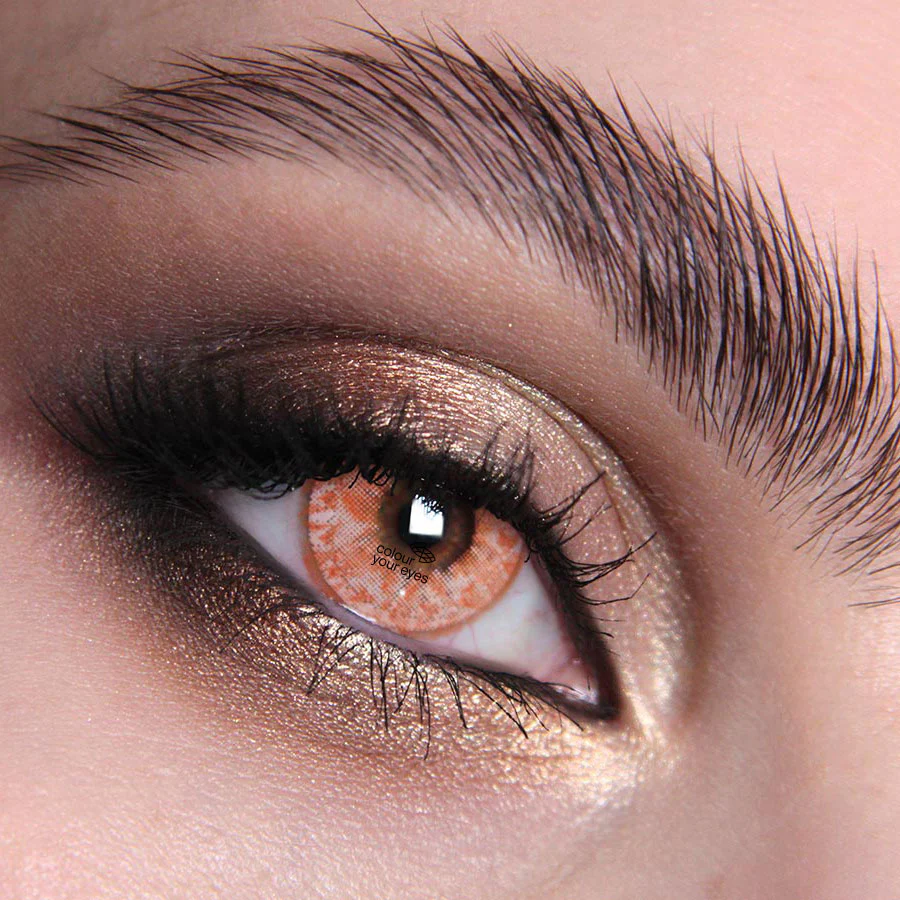 Zaa Orange Halloween Contact Lenses
