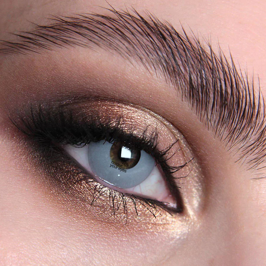 Zombie Grey Halloween Contact Lenses